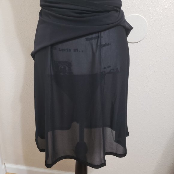 Black dress Cutout neck by Jones Studio Size 2 NWT - Picture 4 of 8